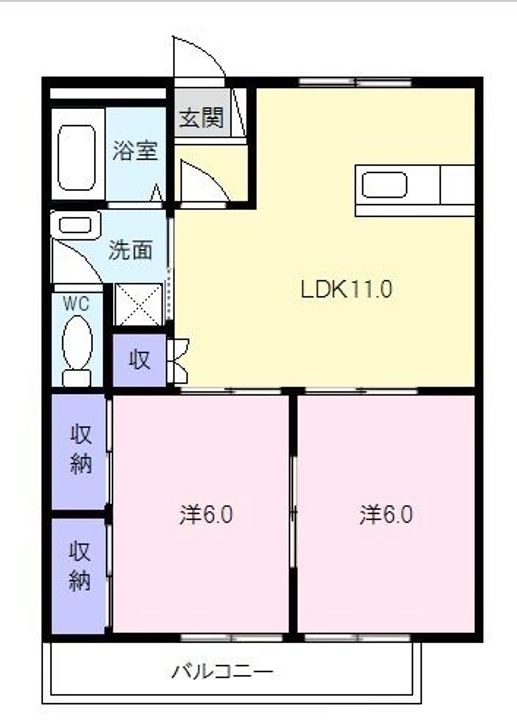 シェルブールの間取り