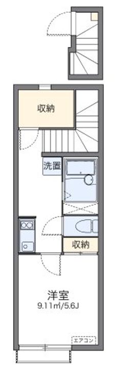 福岡県福岡市早良区飯倉2(アパート)の賃貸物件の間取り