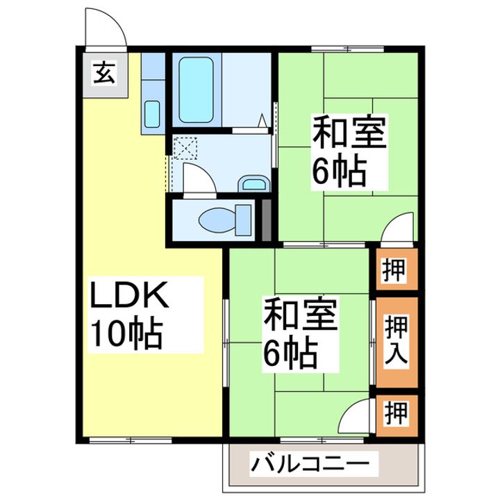 ガーデンハイツの間取り