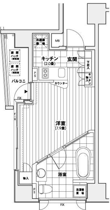 CASTALIA 銀座の間取り