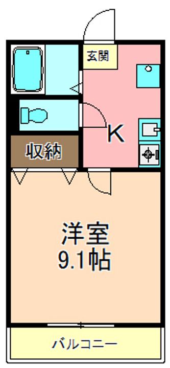 東京都足立区青井1(マンション)の賃貸物件の間取り