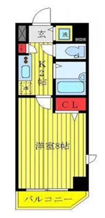 アヴァンツァーレ巣鴨の間取り