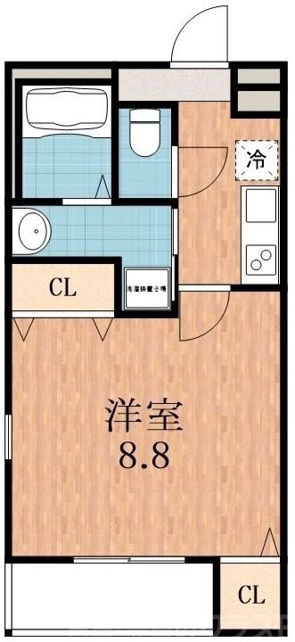 大阪府大阪市住吉区山之内3(アパート)の賃貸物件の間取り
