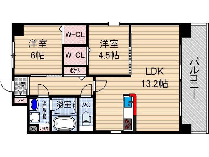 ルオ マルーンの間取り