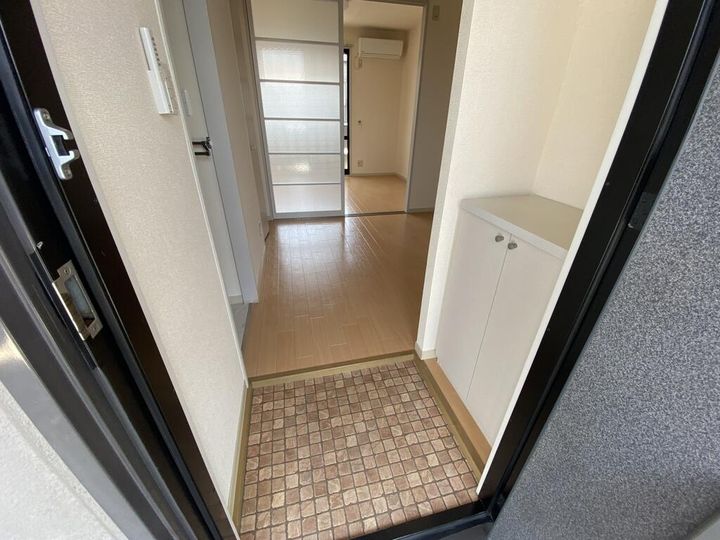 ノーザンライトハイツの玄関