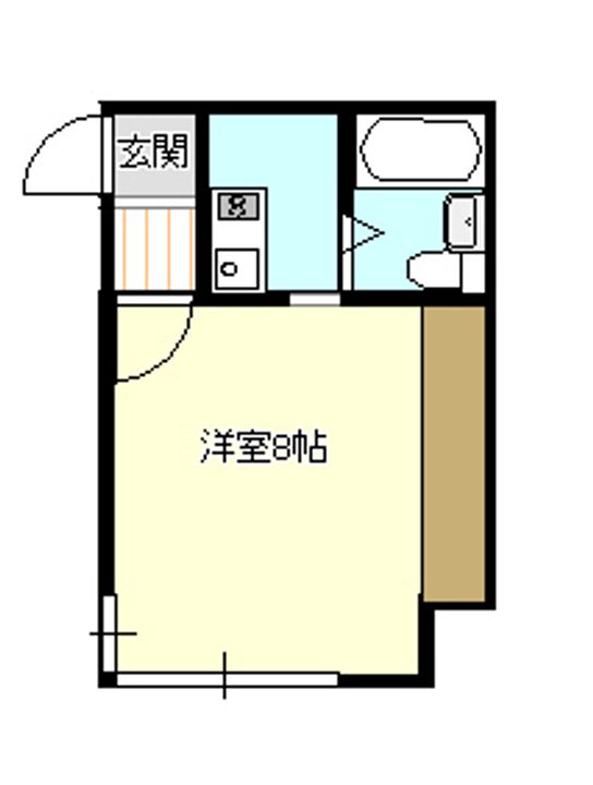新潟県新潟市中央区米山4(アパート)の賃貸物件の間取り