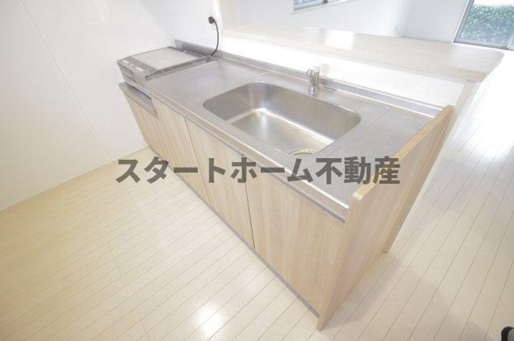 徳島県徳島市北田宮2(一戸建)の賃貸物件のキッチン