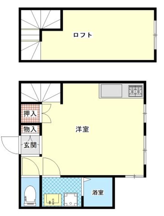 メープルリーフ伍番館の間取り