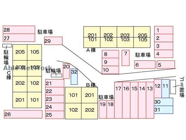 ラッフィナート ベルの地図