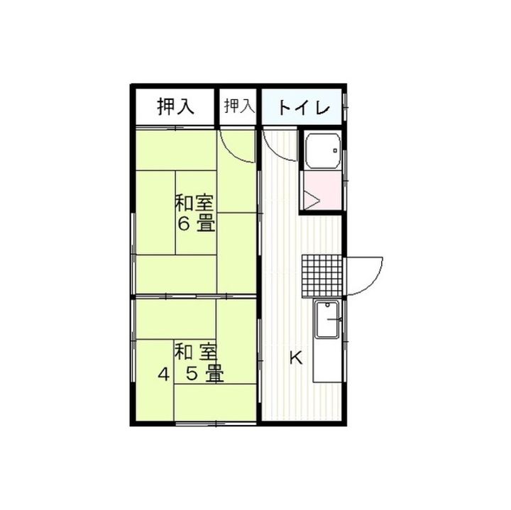 高橋アパートの間取り