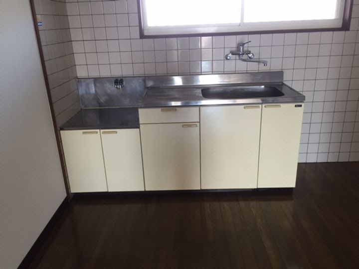 宮崎県都城市若葉町(アパート)の賃貸物件のキッチン