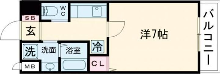 兵庫県伊丹市森本2(マンション)の賃貸物件の間取り