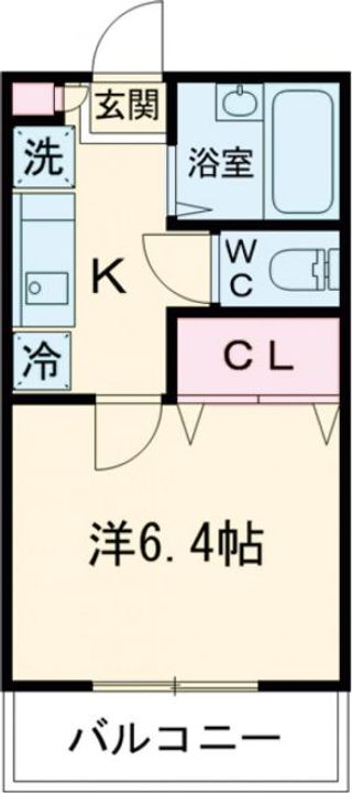 リリックコート梅田の間取り