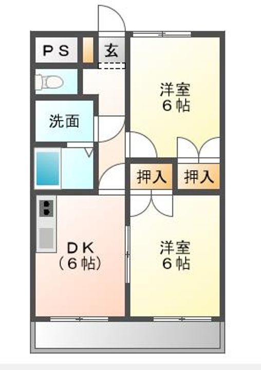 ルネッサマツモトの間取り