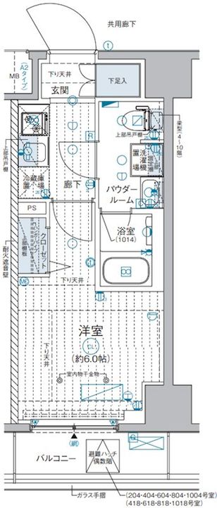 ジェノヴィア西横浜 GENOVIA西横浜の間取り