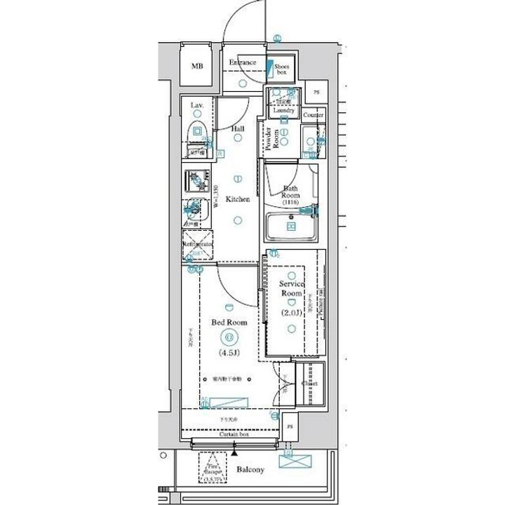 東京都足立区竹の塚1(マンション)の賃貸物件の間取り