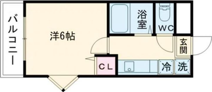 大阪府大阪市鶴見区横堤2(マンション)の賃貸物件の間取り