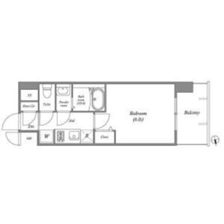 大阪府大阪市淀川区三津屋北2(マンション)の賃貸物件の間取り