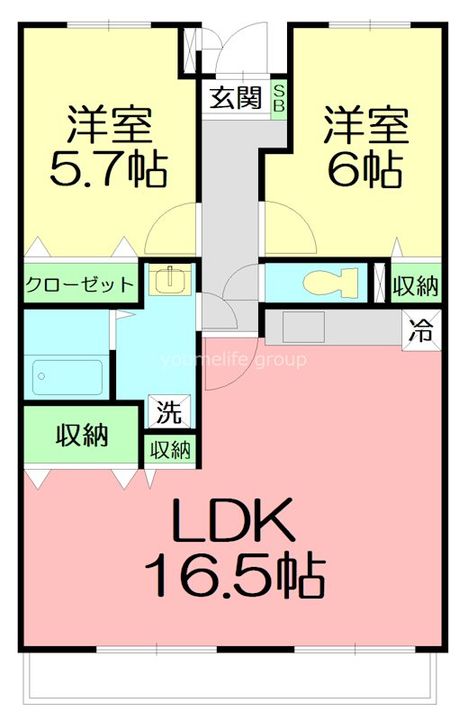 サンセールシマダの間取り