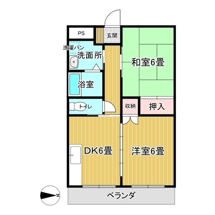カレント江見の間取り