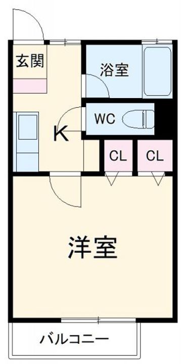 アネックス中川B棟の間取り