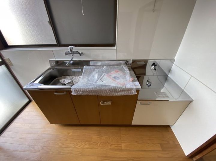 広島県広島市安佐北区口田1(一戸建)の賃貸物件のキッチン