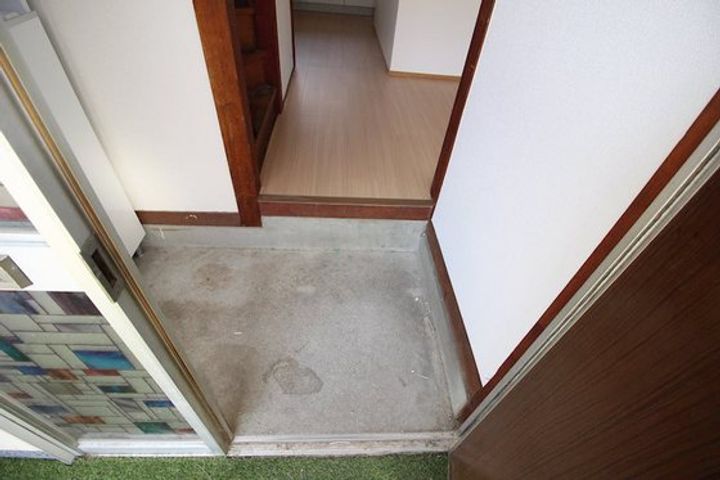 岡山県岡山市南区大福(一戸建)の賃貸物件の玄関