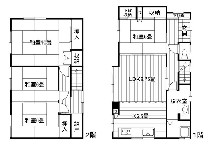 北海道釧路市春採4(一戸建)の賃貸物件の間取り