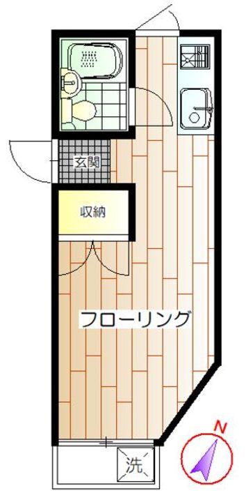 東京都中野区大和町1(マンション)の賃貸物件の間取り