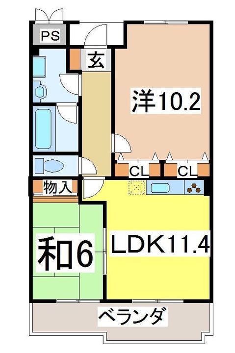 スカイコートの間取り
