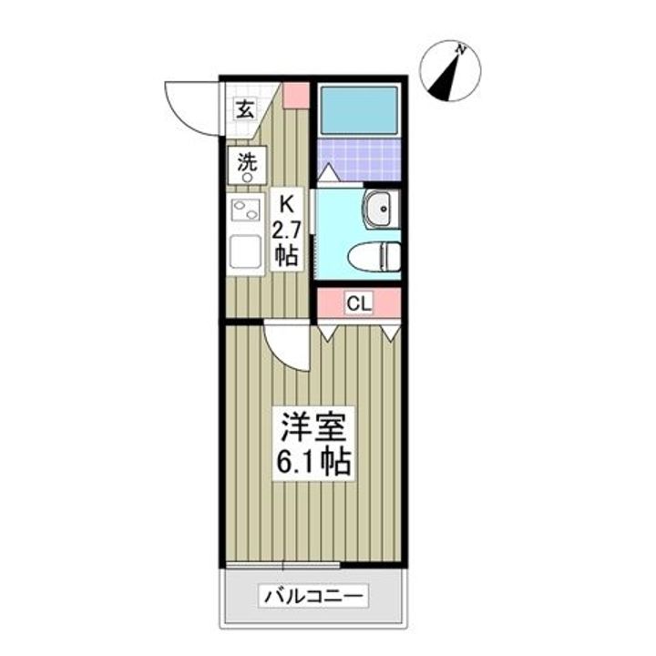 戸塚東3丁目アパートの間取り