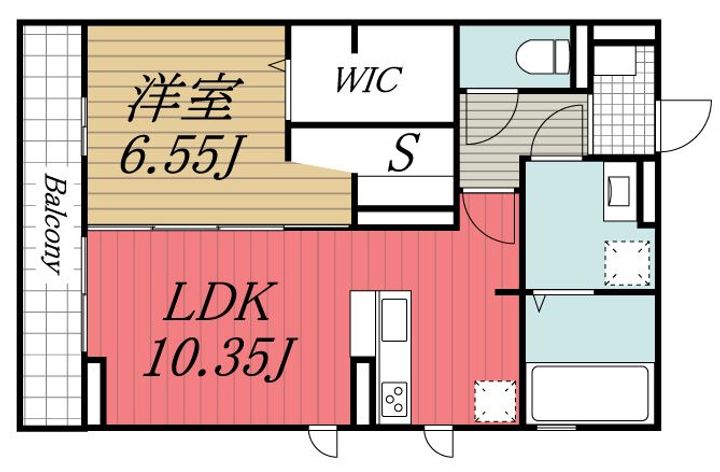 ソル ド レーヴ アッシュの間取り