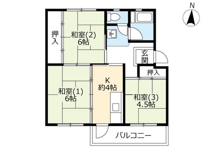 UR寝屋川の間取り