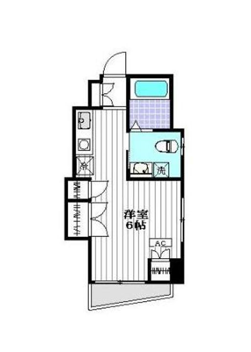 東京都渋谷区東4(マンション)の賃貸物件の間取り