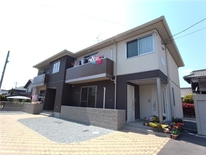 岡山県倉敷市林(アパート)の賃貸物件の外観