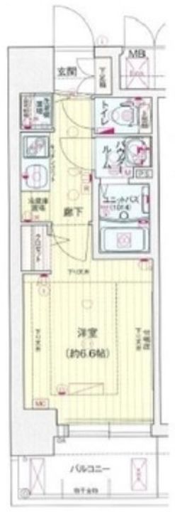 大阪府大阪市北区中津7(マンション)の賃貸物件の間取り