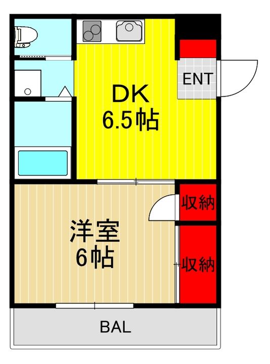 埼玉県川口市中青木1(マンション)の賃貸物件の間取り