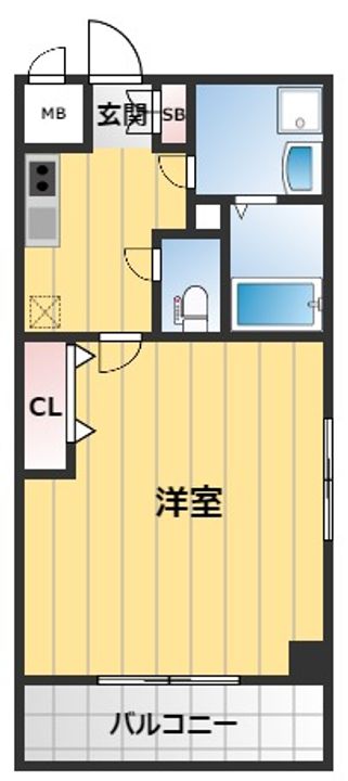 クレールソフィア都島の間取り