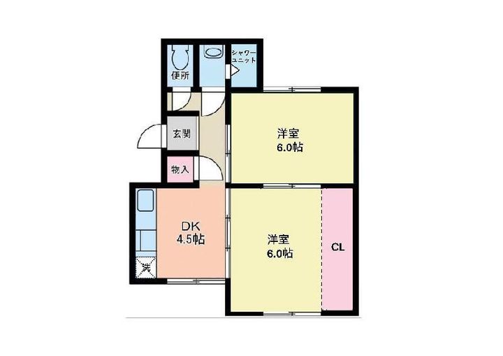 舞松原200棟の間取り