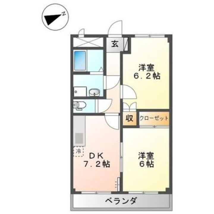 ミレニアム・ハイム 1号館の間取り