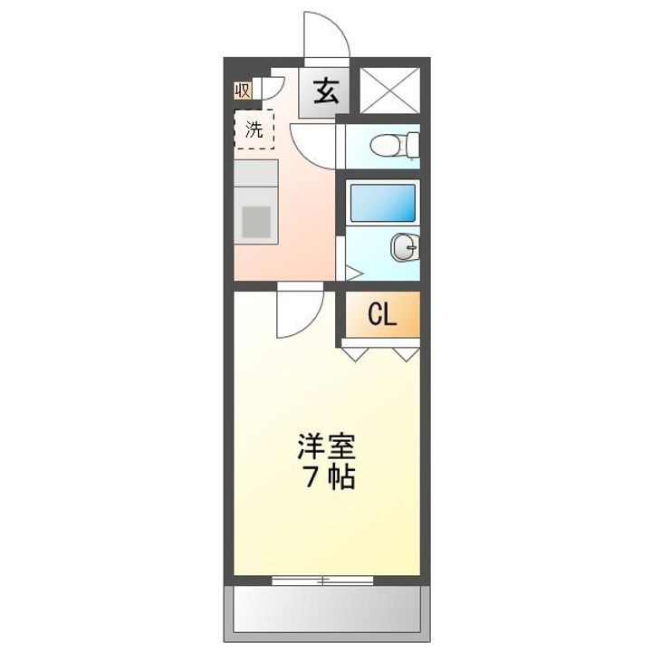 ヒルズ植田の間取り