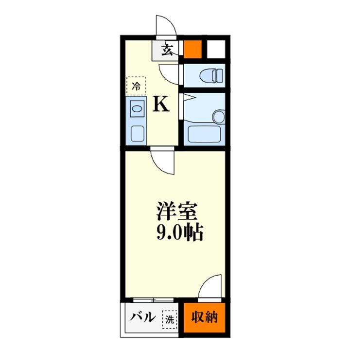大阪府大阪市東淀川区上新庄2(マンション)の賃貸物件の間取り