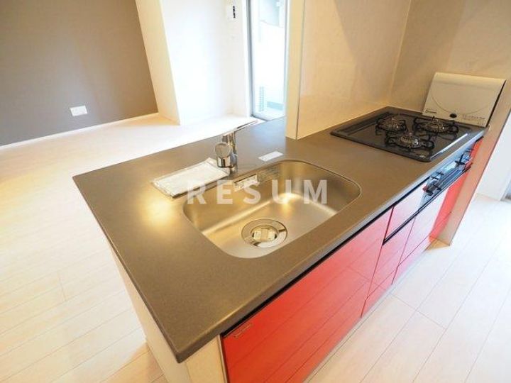 千葉県千葉市中央区中央3(マンション)の賃貸物件のキッチン