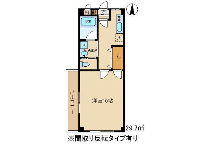 イースト21の間取り