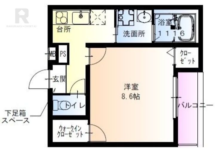 大阪府門真市小路町(アパート)の賃貸物件の間取り
