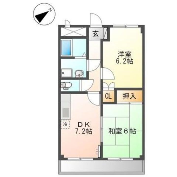 ミレニアム・ハイム 1号館の間取り