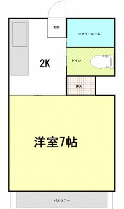 エステート坪井の間取り