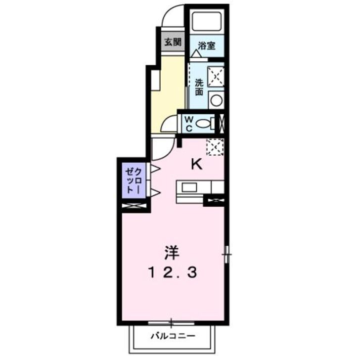 メゾンソレイユ Vの間取り