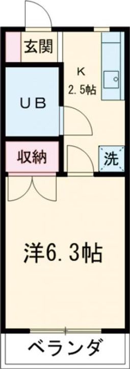 カーサ四谷の間取り