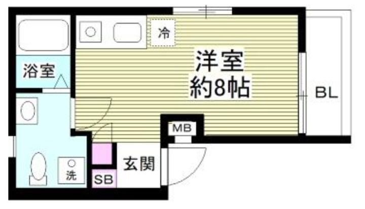 レティーナ銀座EASTの間取り